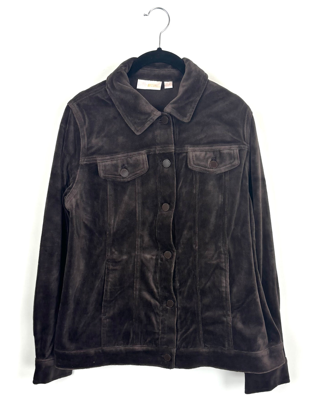 Brown Textured Jacket - Size 6/8