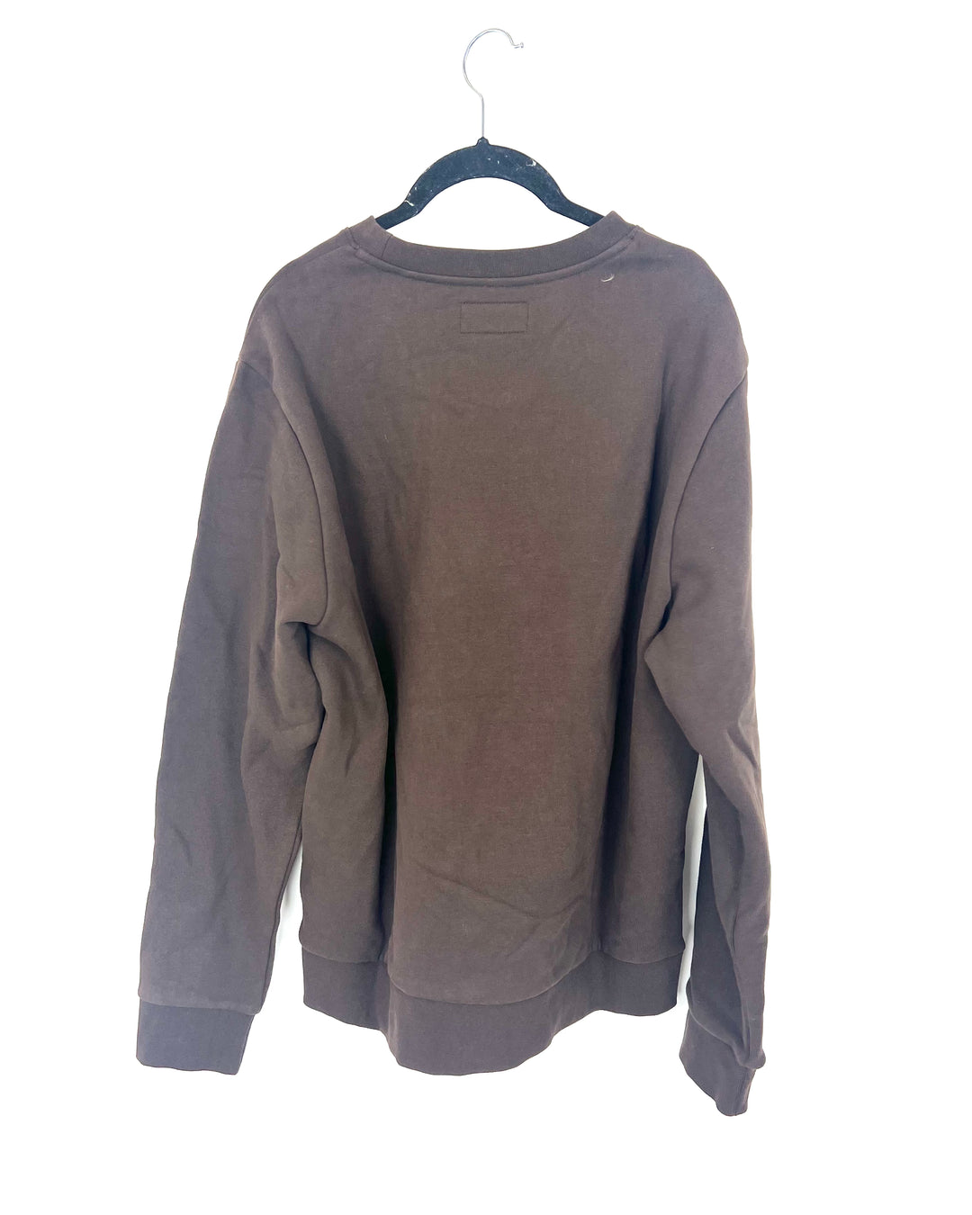 Brown Robot Graphic Sweatshirt - Unisex - Mens Medium / Womens Large