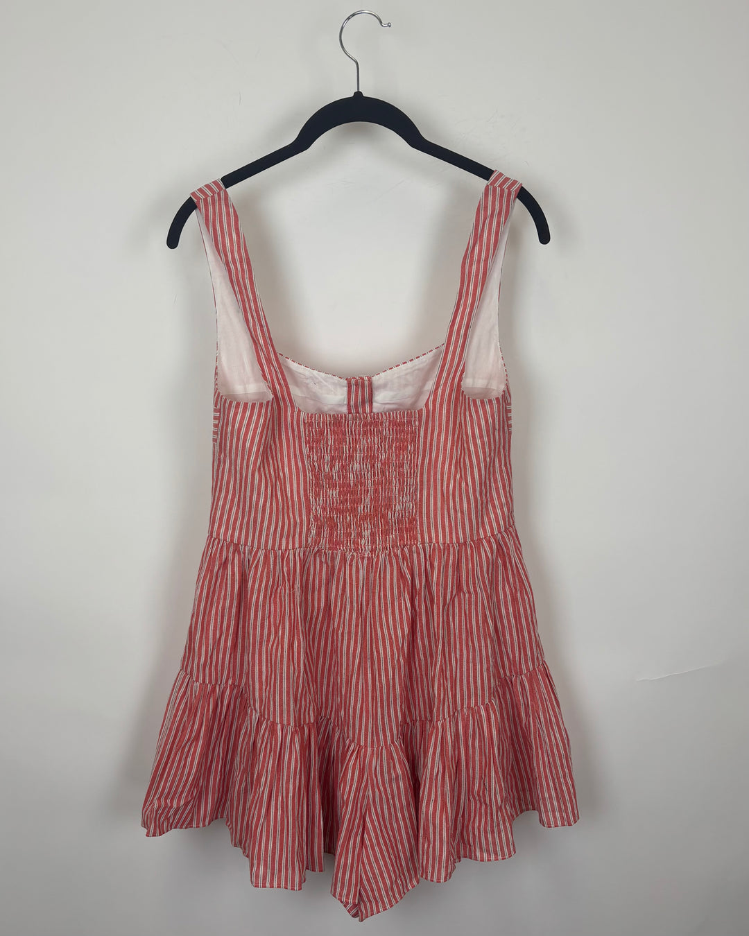 Coral Red Striped Dress - Size 2/4