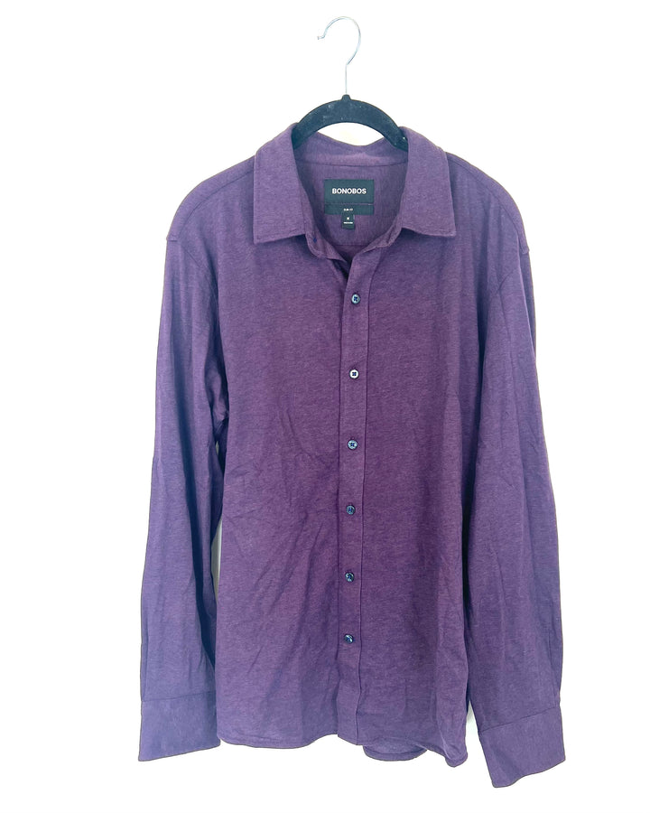 MENS Red Button Up - Medium