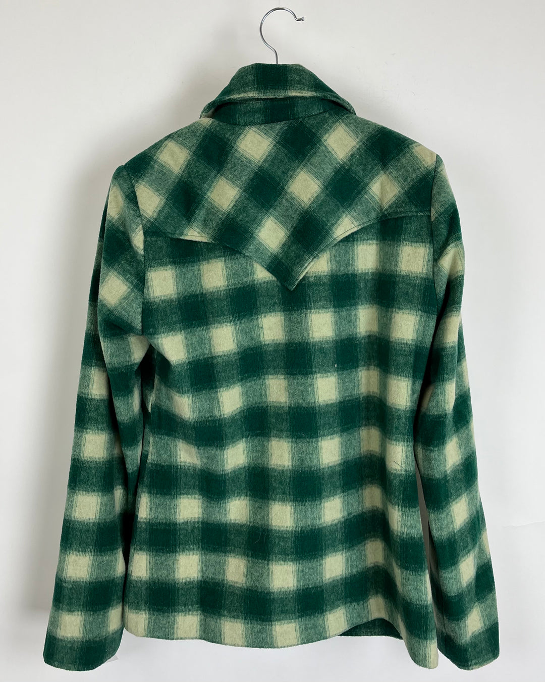Green Plaid Jacket - Size 00/0