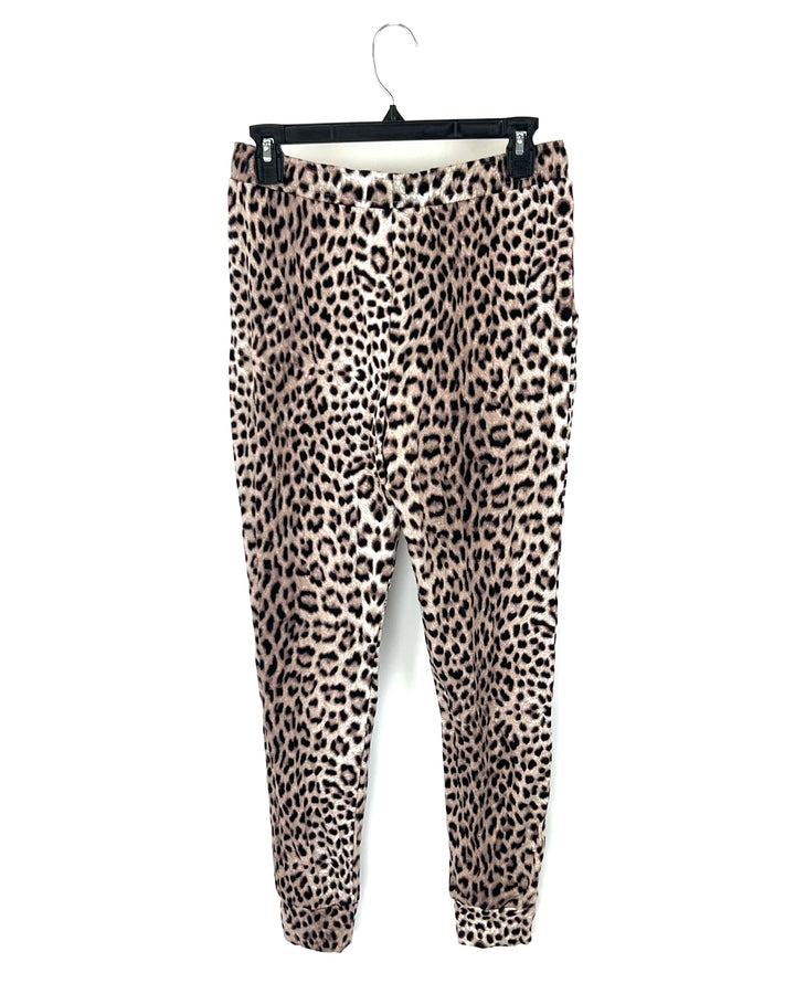 Leopard Print Lounge Pants - Size 4/6