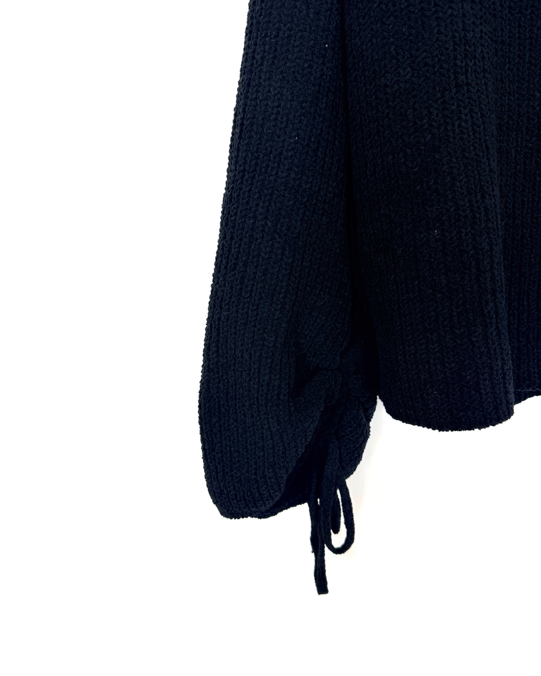 Black One Shoulder Sweater - Size 4/6