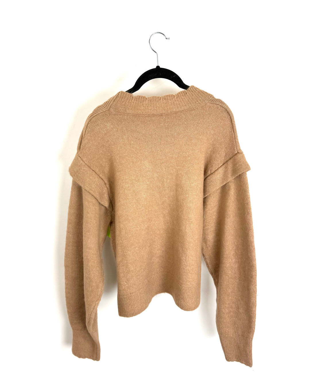 Brown Crewneck Detailed Sweater - Size 6/8