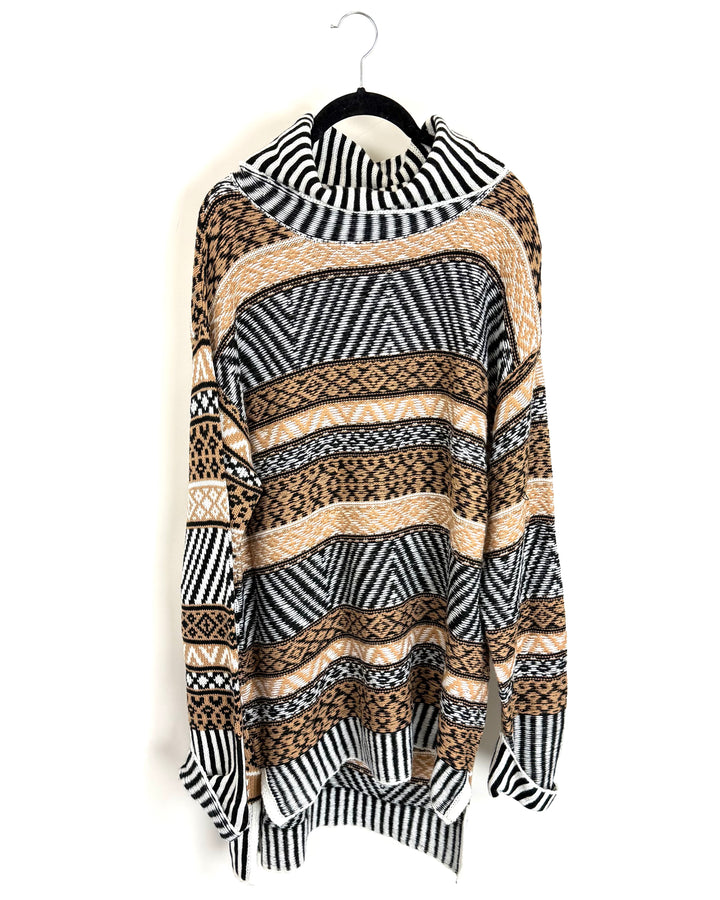 Multi-Printed Sweater - Size 8/10