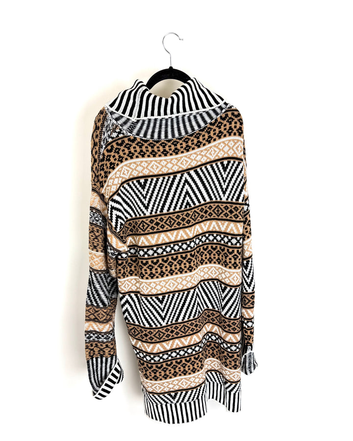 Multi-Printed Sweater - Size 8/10