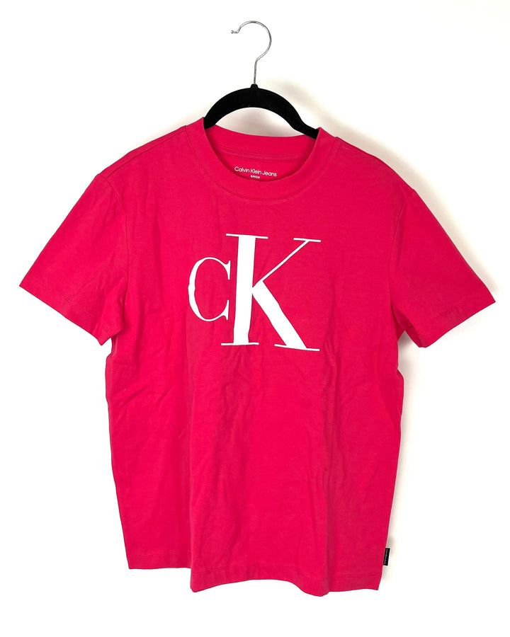 Pink Jersey Fit Short Sleeve Top - Small