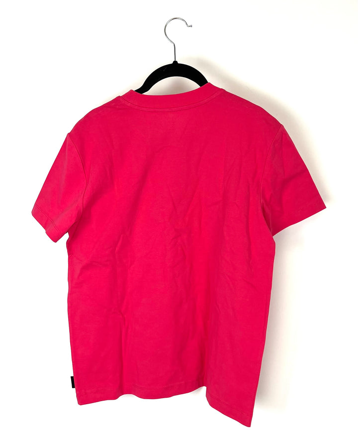 Pink Jersey Fit Short Sleeve Top - Small