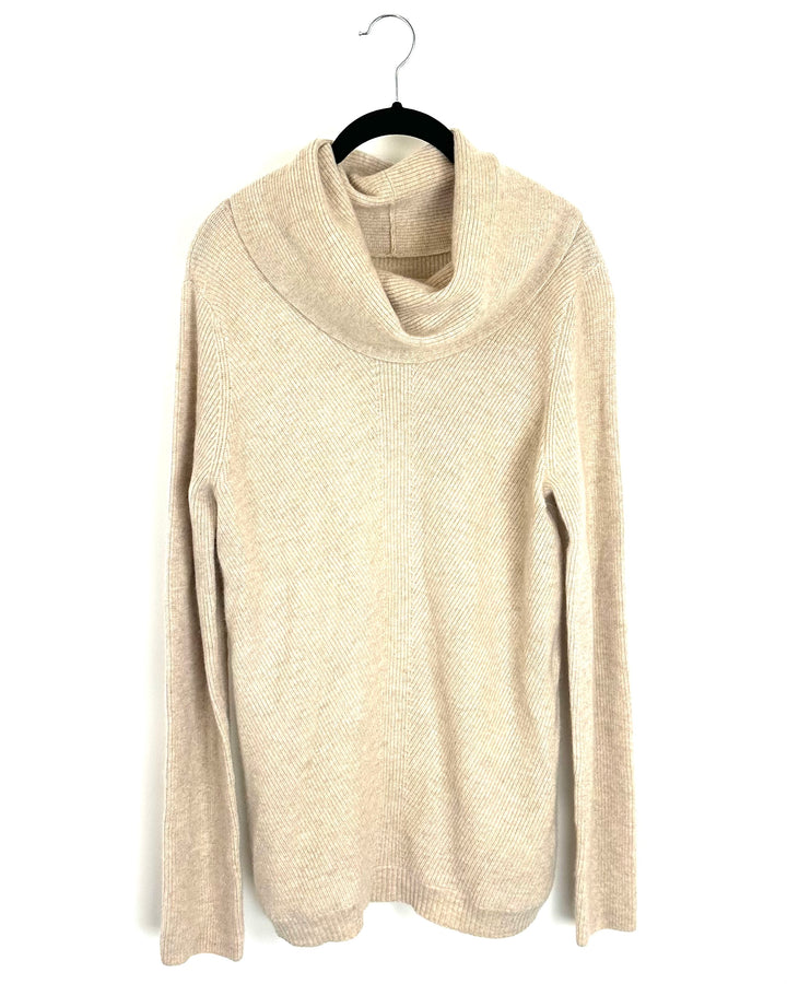 Cream Turtleneck Sweater- Size 4/6