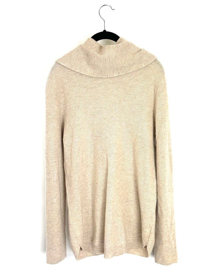 Cream Turtleneck Sweater- Size 4/6