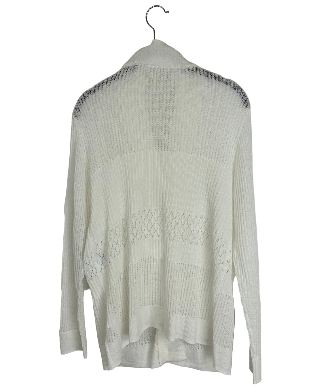 White Knit Cardigan - Size 4/6