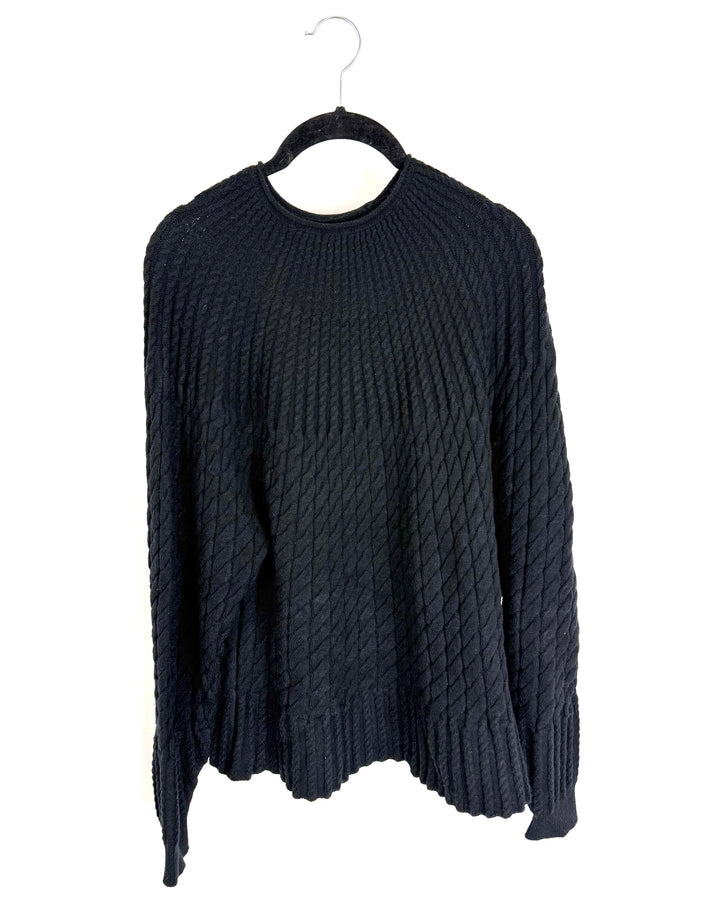 Black Knit Sweater - Size 4/6