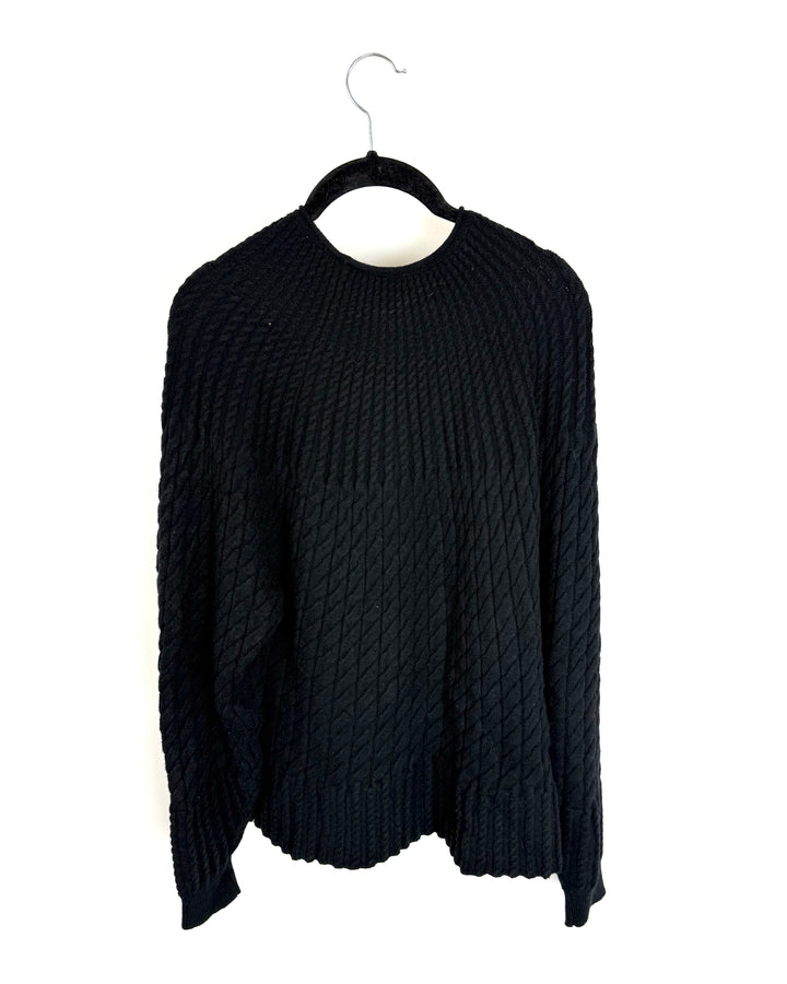 Black Knit Sweater - Size 4/6
