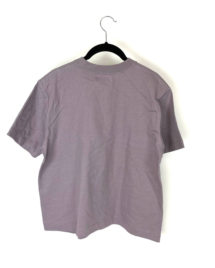 Gray Boxy Top - Small