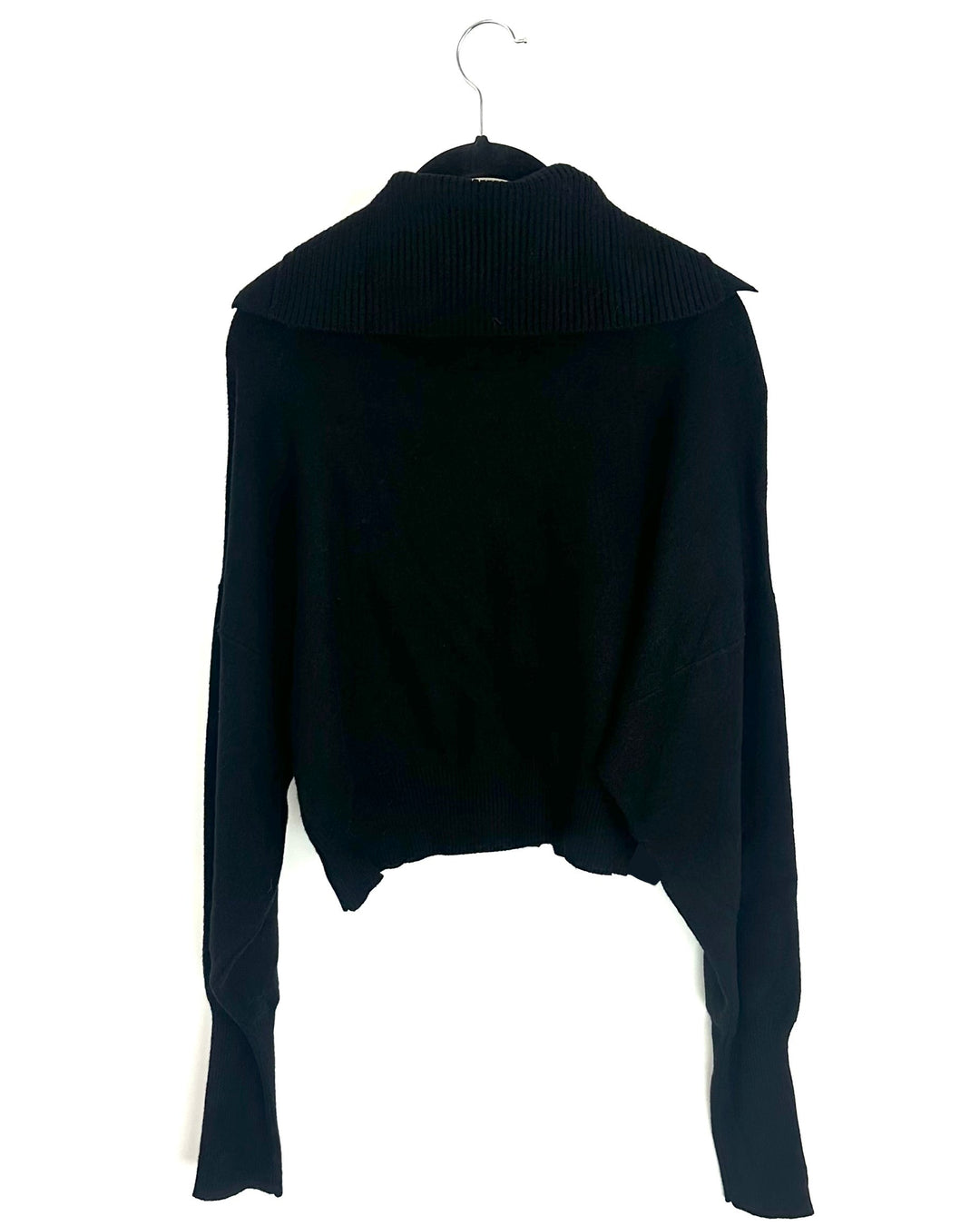 Black Turtleneck Cardigan- Size 4/6