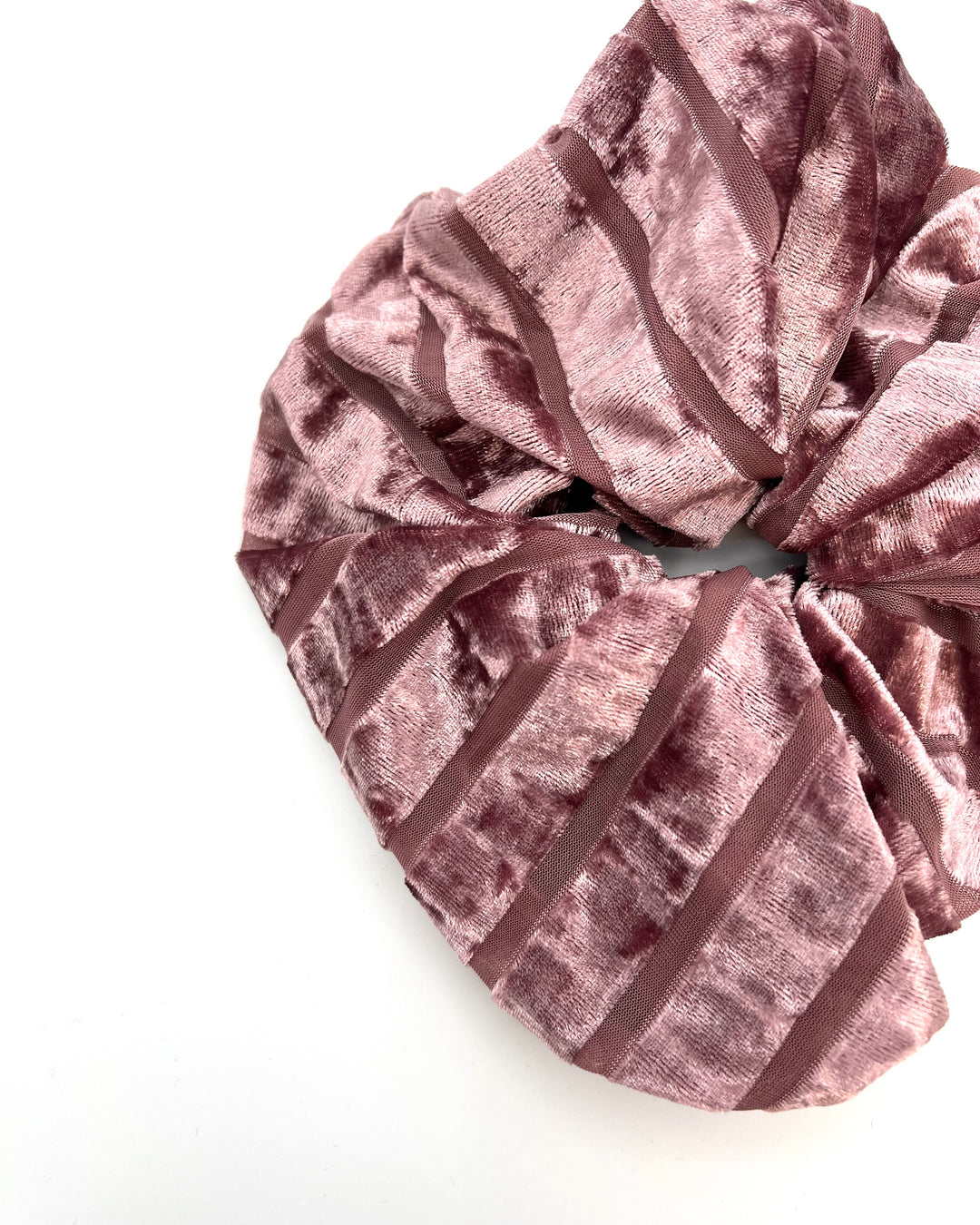 Pink Large Velvet Scrunchie