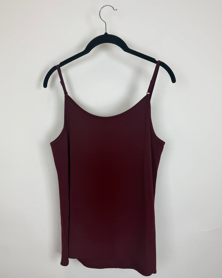Burgundy Tank Top - Size 4/6