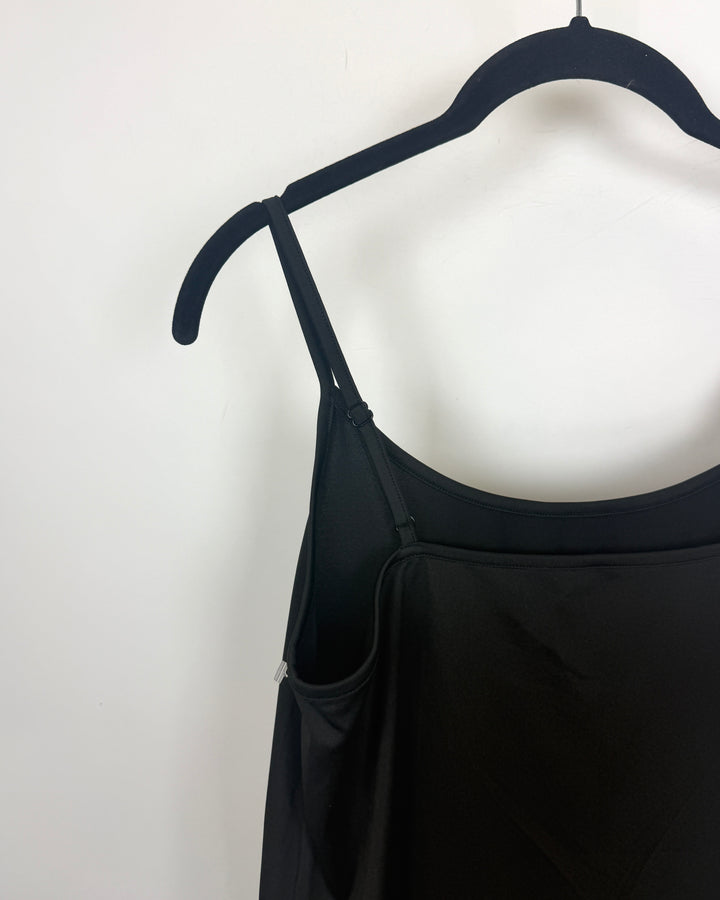 Black Adjustable Straps Tank Top - Size 4/6