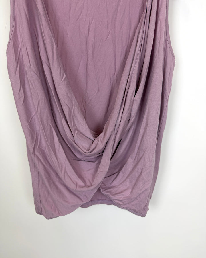 Mauve Pink Low Front Tank - Size 0/2