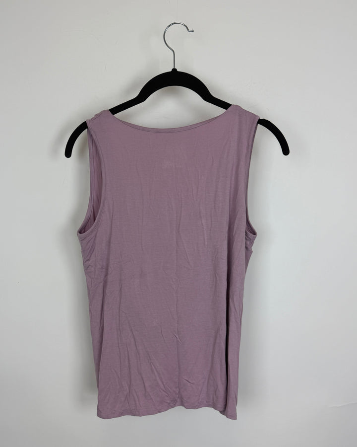 Mauve Pink Low Front Tank - Size 0/2