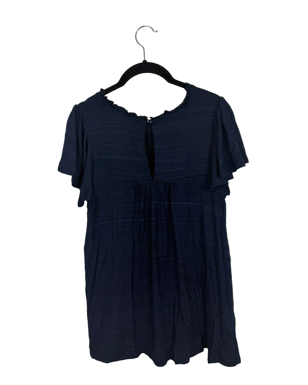 Navy Blue Top with Detailing- Size 2/4