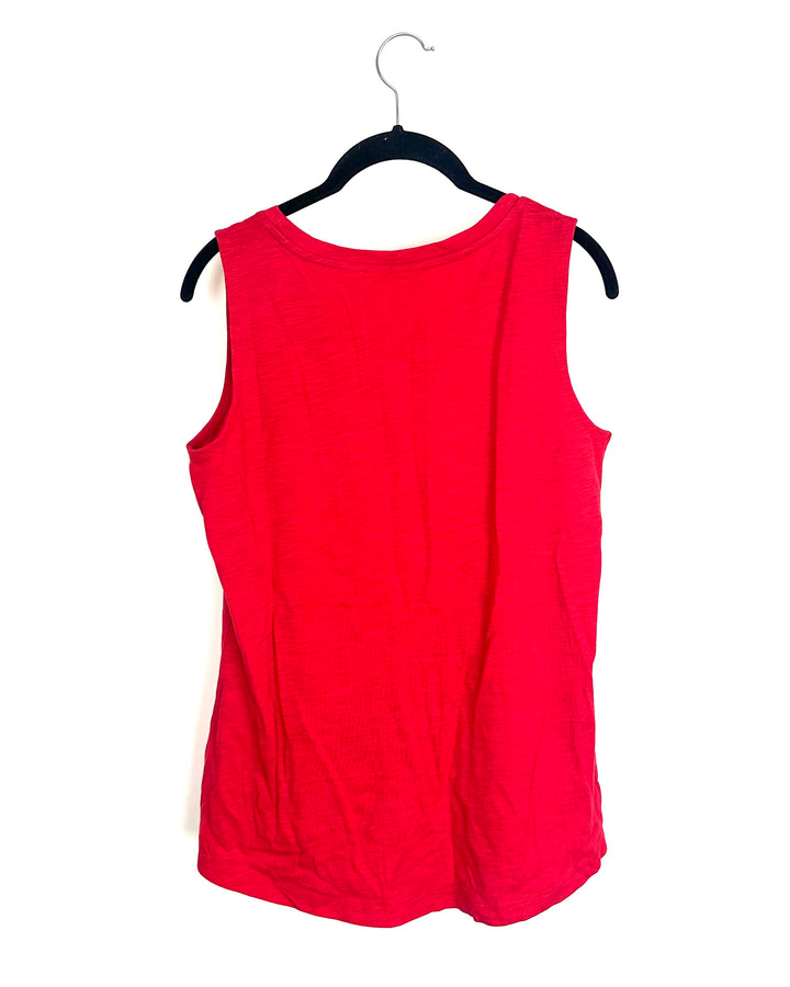 Red Heathered Tank Top - Size 6/8