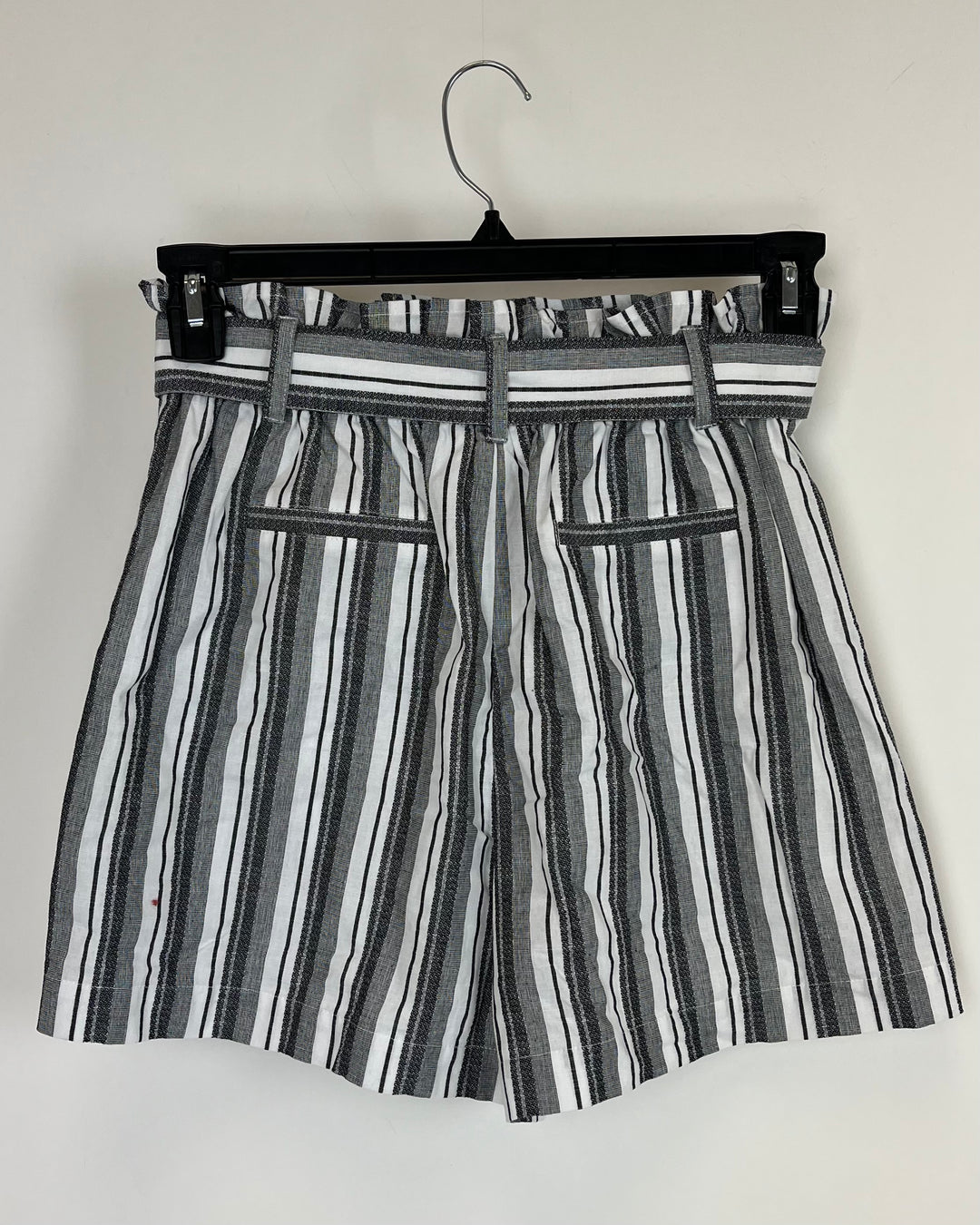 Shades Of Grey Striped Shorts - Size 4/6