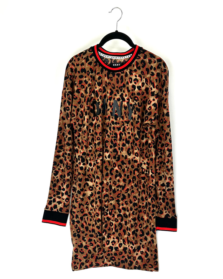 Leopard Print Nightgown - Small