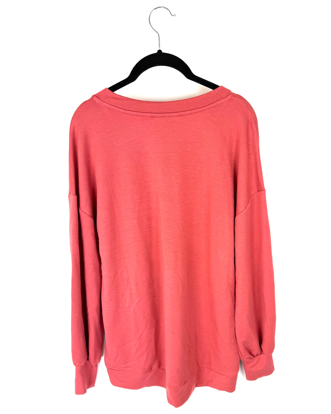 Dark Salmon Long Sleeve Shirt - Size 6/8