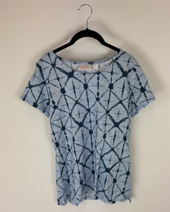 Dark Blue Tie Dye Top