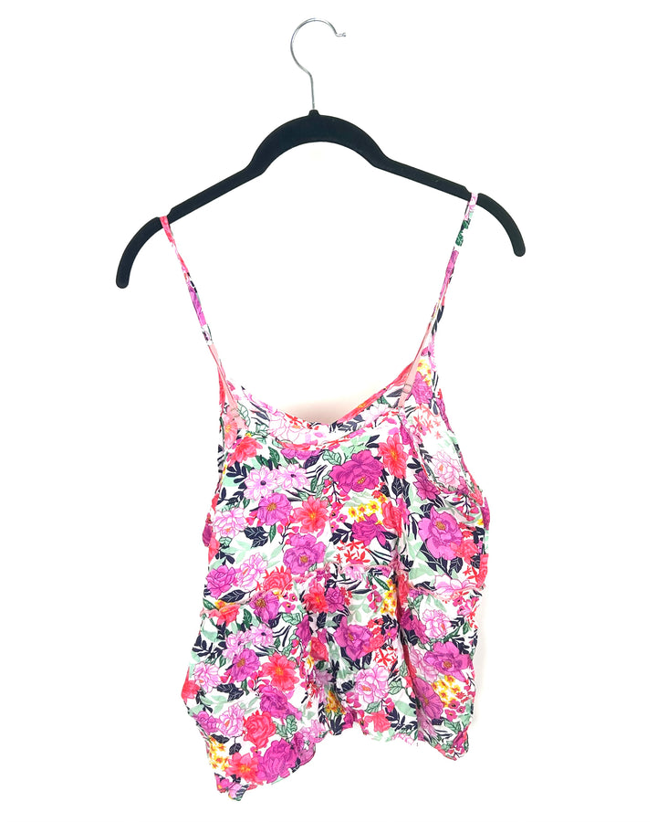 Floral Print Tank Top - Size 2/4