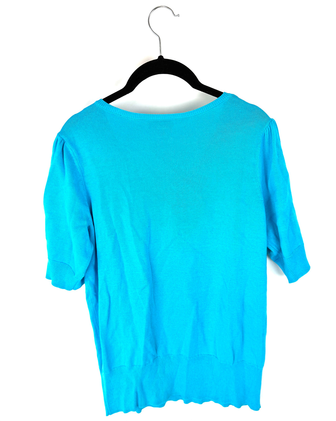 Neon Blue V-Neck T-Shirt - Size 6/8