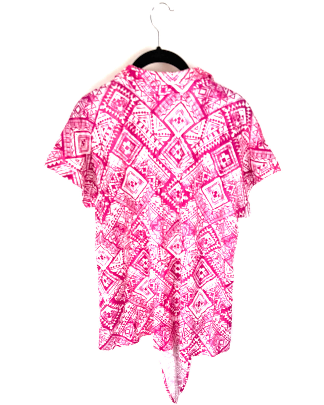 Pink Abstract Print Top - Size 6/8
