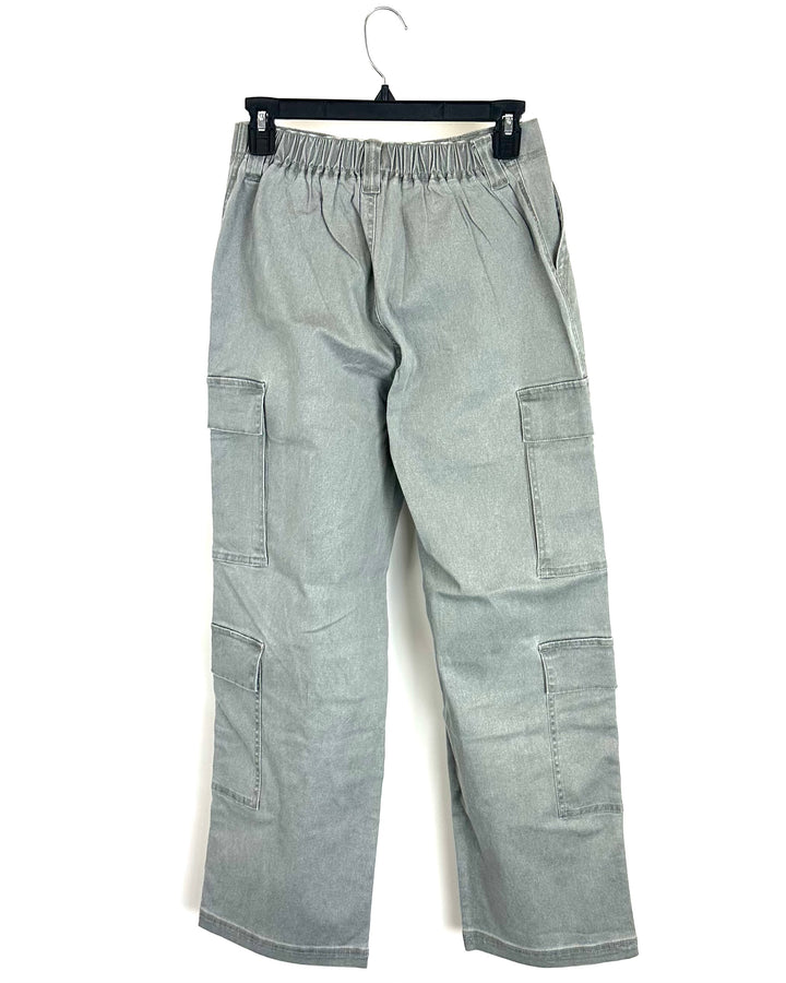 Grey Cargo Jeans - 0/2