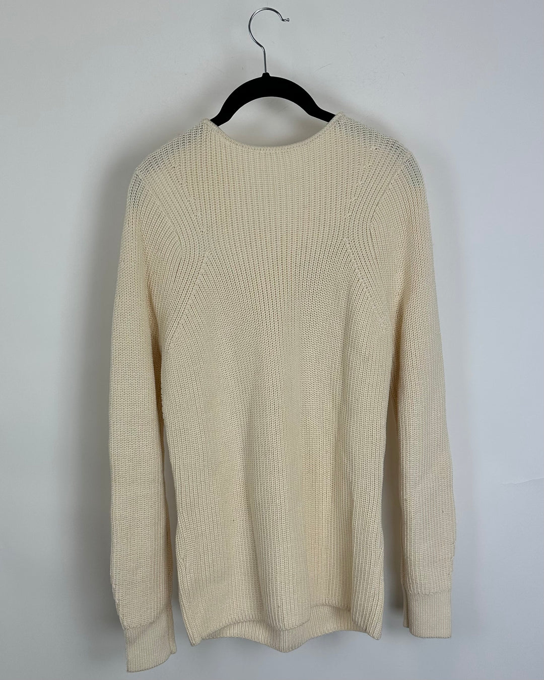 Cream Ribbed Sweater- Size 6/8