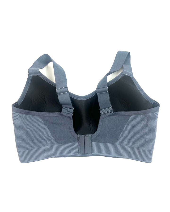 Slate Grey Padded Sports Bra - 34D