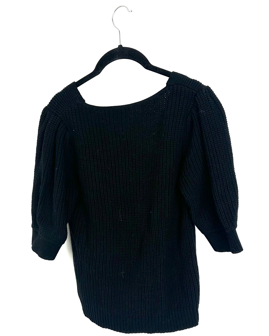 Black Sweetheart Sweater Shirt - Size 2/4