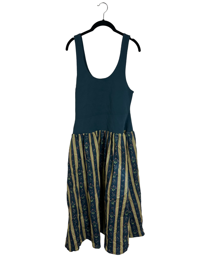 Weworewhat Dark Teal Tank Top Dress - XXL