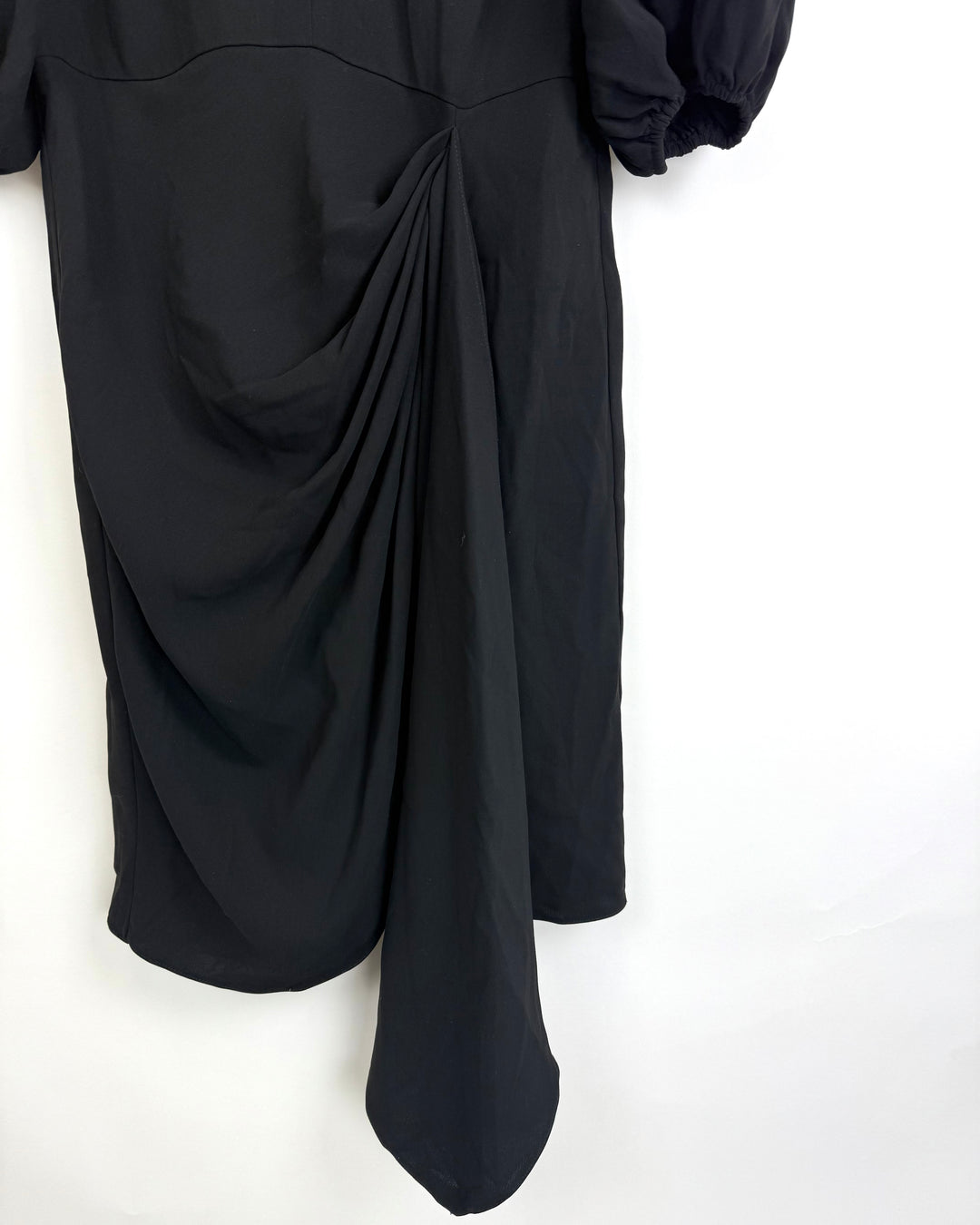 Black Statement Sleeve Dress - Size 4