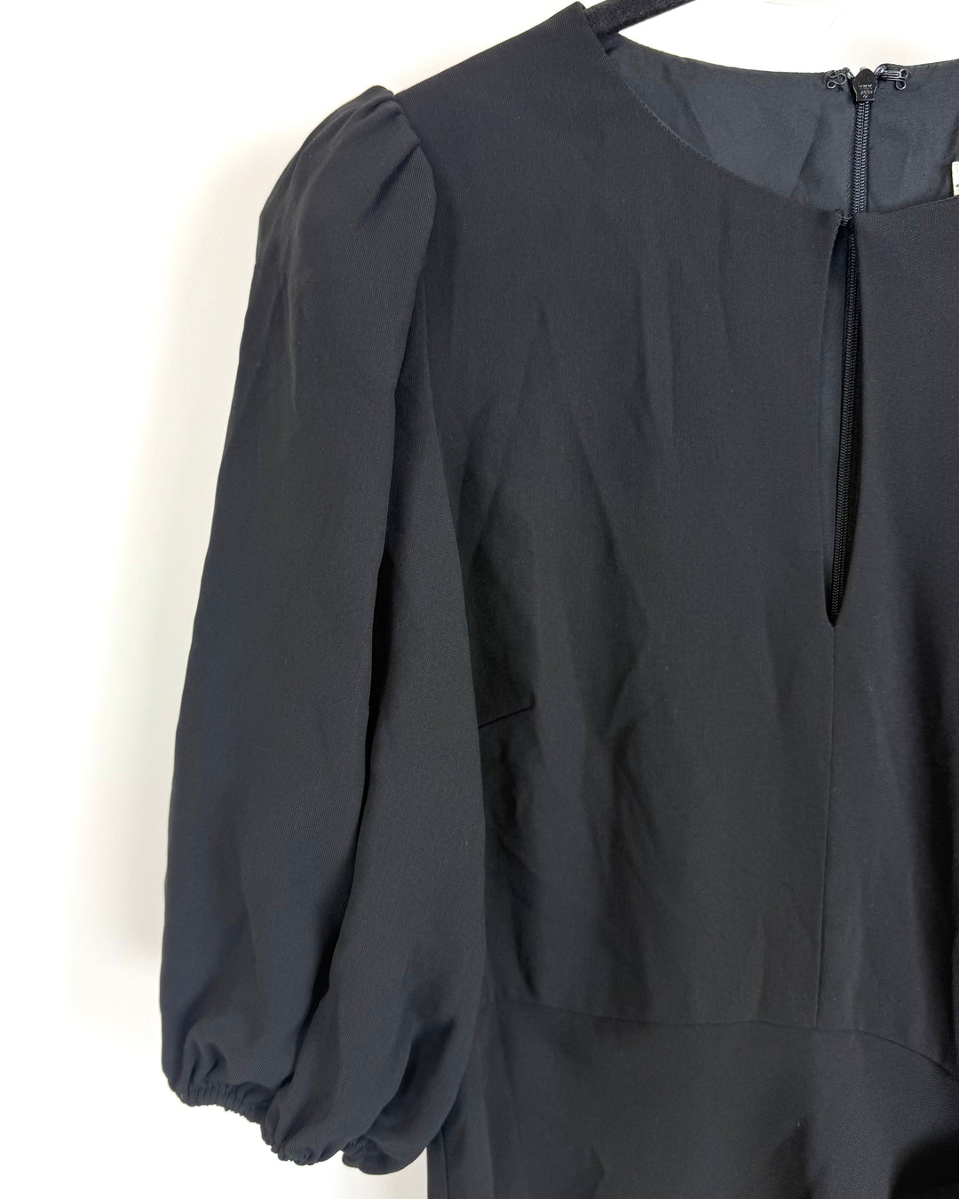 Black Statement Sleeve Dress - Size 4