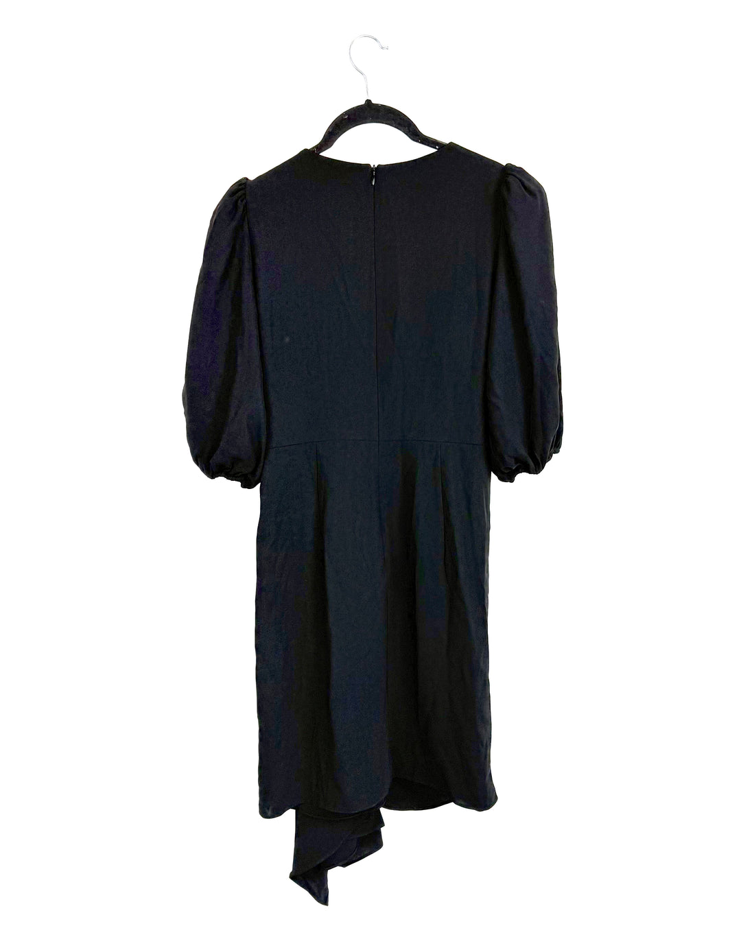Black Statement Sleeve Dress - Size 4