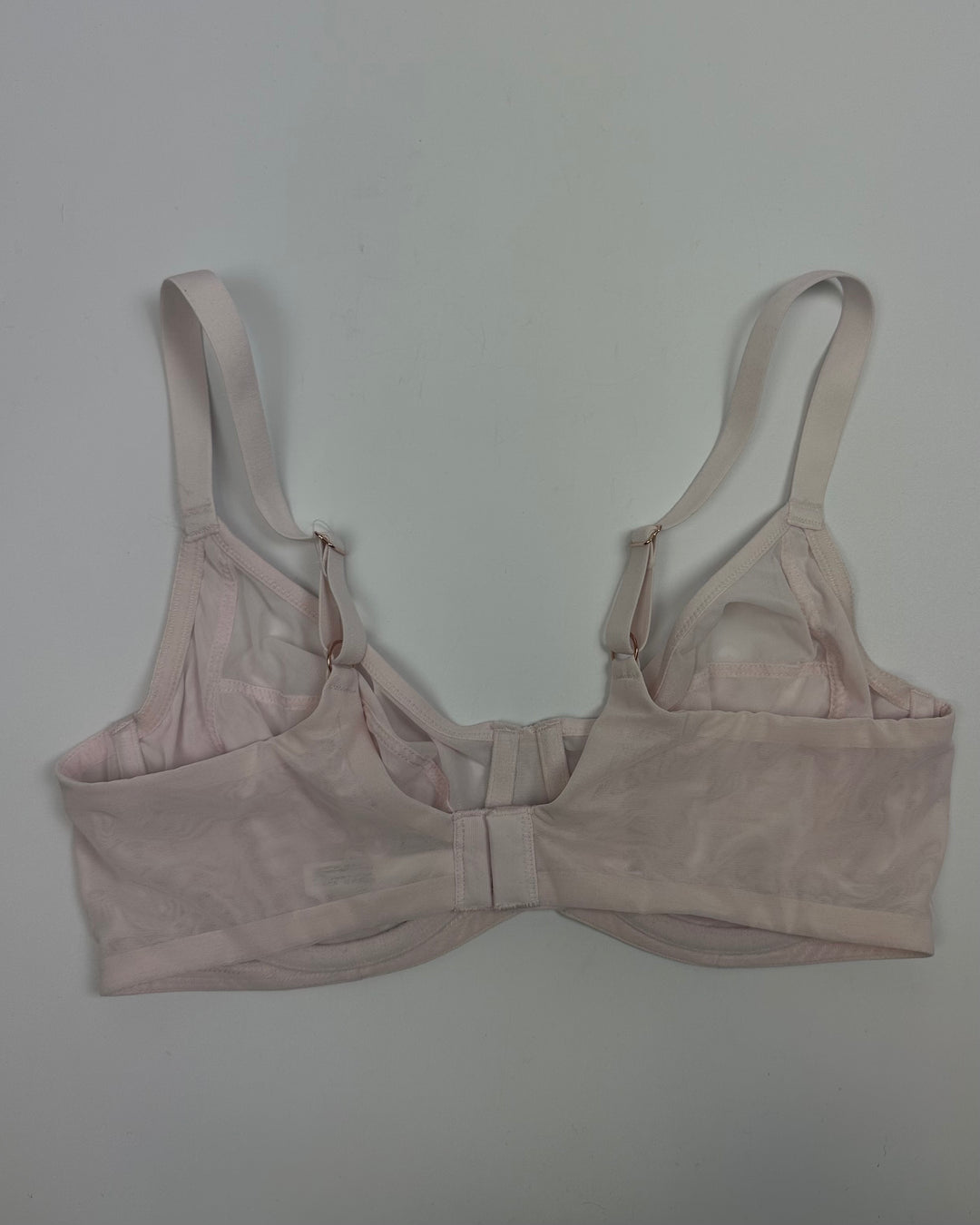 Pale Pink Sheer Underwire Bra - 34D