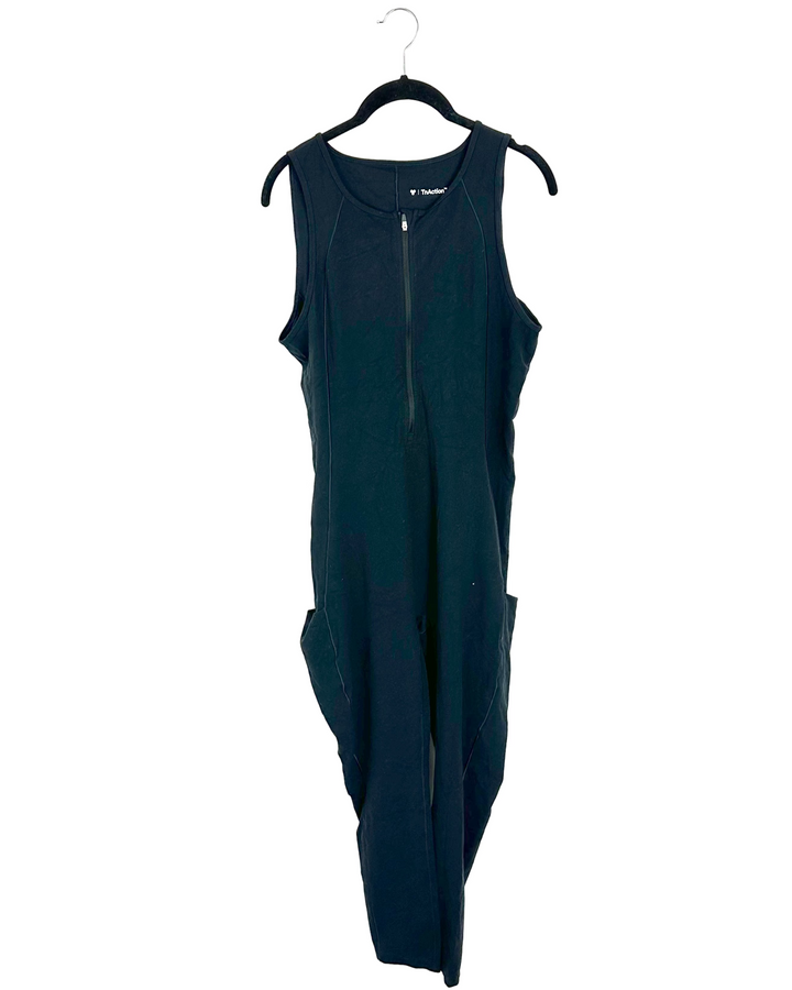 Aritzia TNAction Black Jumpsuit - Extra Large