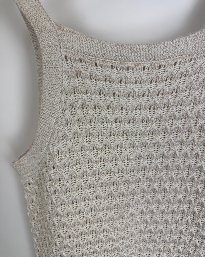 Cream Crochet Dress - Size 2/4