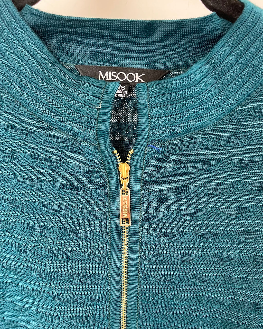 Emerald Green Zip Up Cardigan / Jacket - Size 2-4