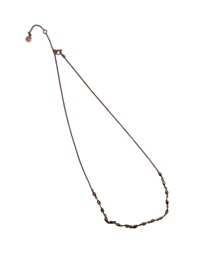 Rose Gold Beaded Necklace