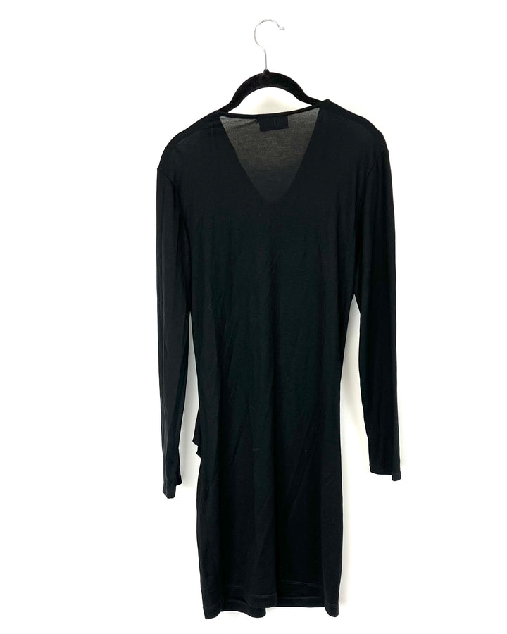 Black Twist Front Dress - Small