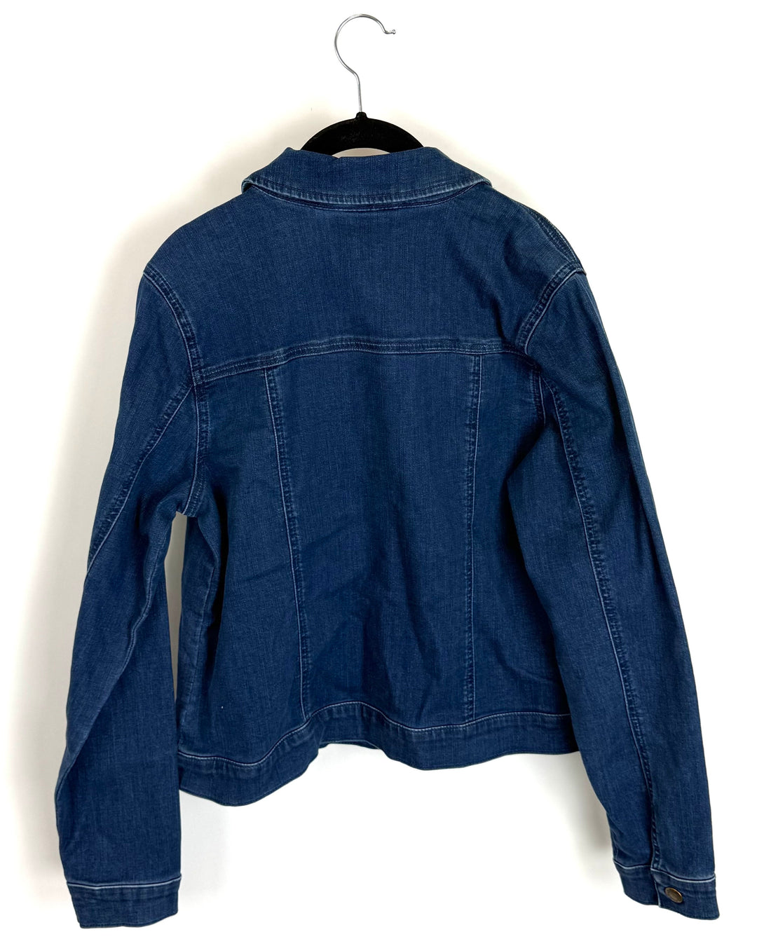 Dark Wash Denim Jacket - Size 4/6