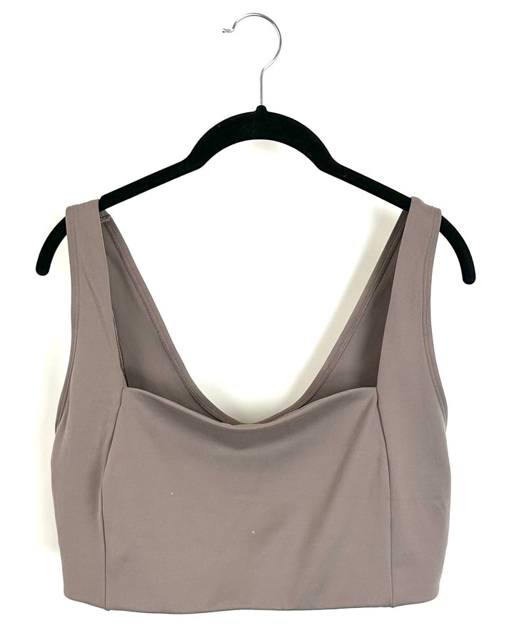 Victoria's Secret PINK Brown and Black Sports Bra - Extra Extra Large