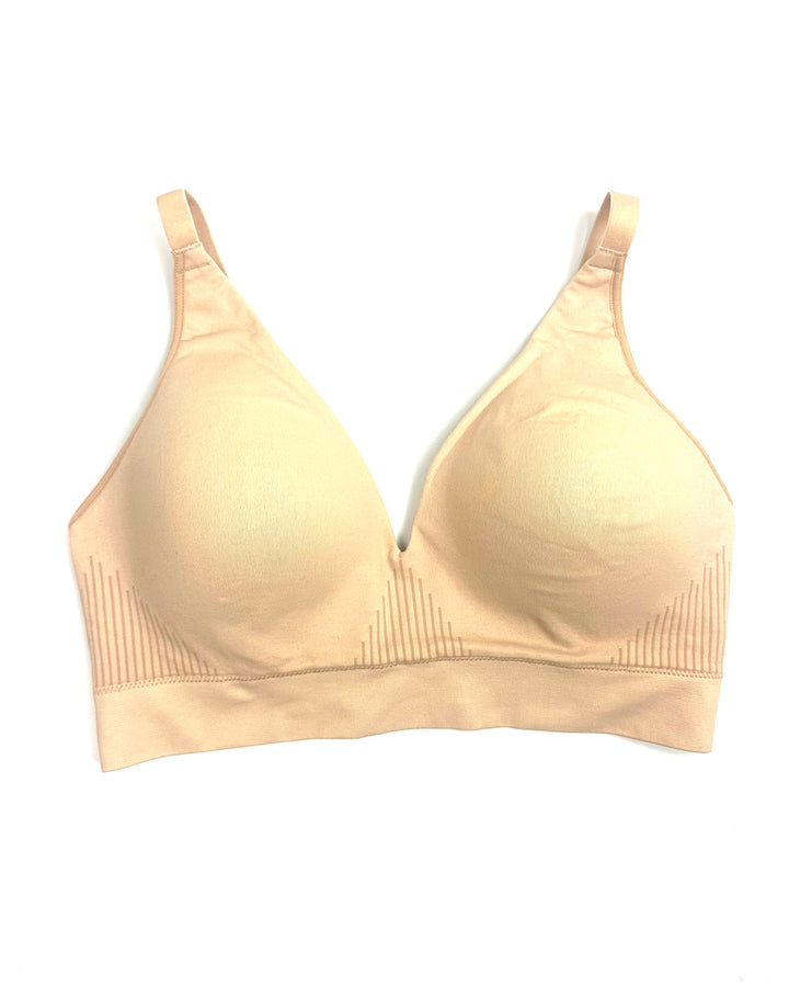 Sand Seamless Padded Bra - Medium
